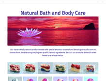 Tablet Screenshot of naturalbathandbodycare.com